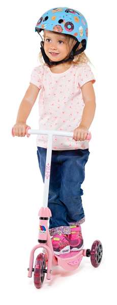 Molto Patinete 3 Ruedas Rosa Mi Primer Scooter 48x36x90 cm Soporta 20 kg Edad Mínima 2 Años