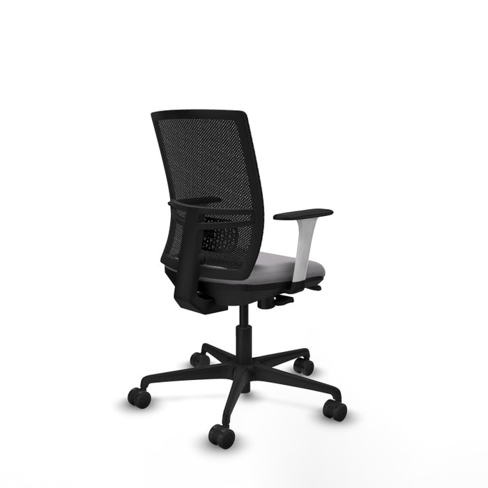 PIQUERAS Y CRESPO Silla de oficina Yunquera Gris y Negro