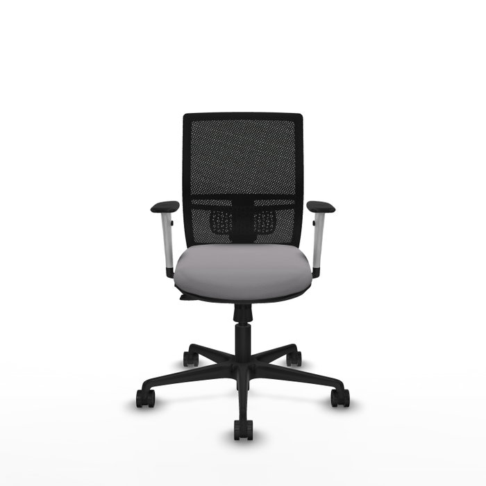 PIQUERAS Y CRESPO Silla de oficina Yunquera Gris y Negro