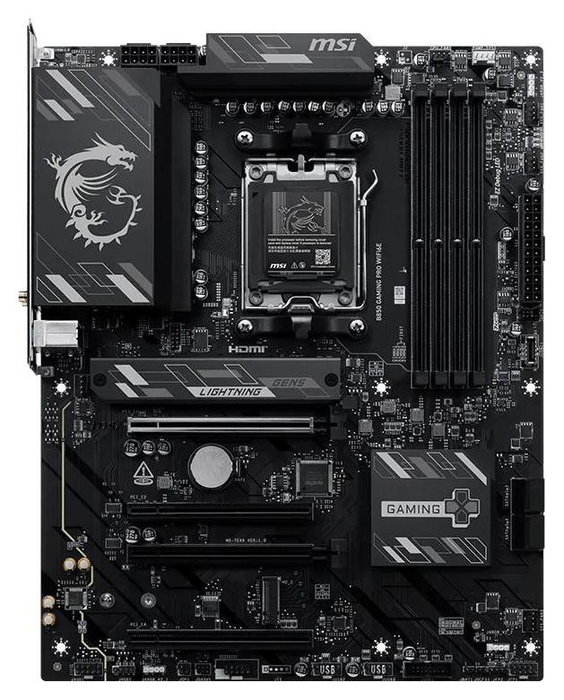 MSI B850 GAMING PRO WIFI6E DDR5 AM5 ATX MSI B850 GAMING PRO WIFI6E DDR5 AM5 ATX