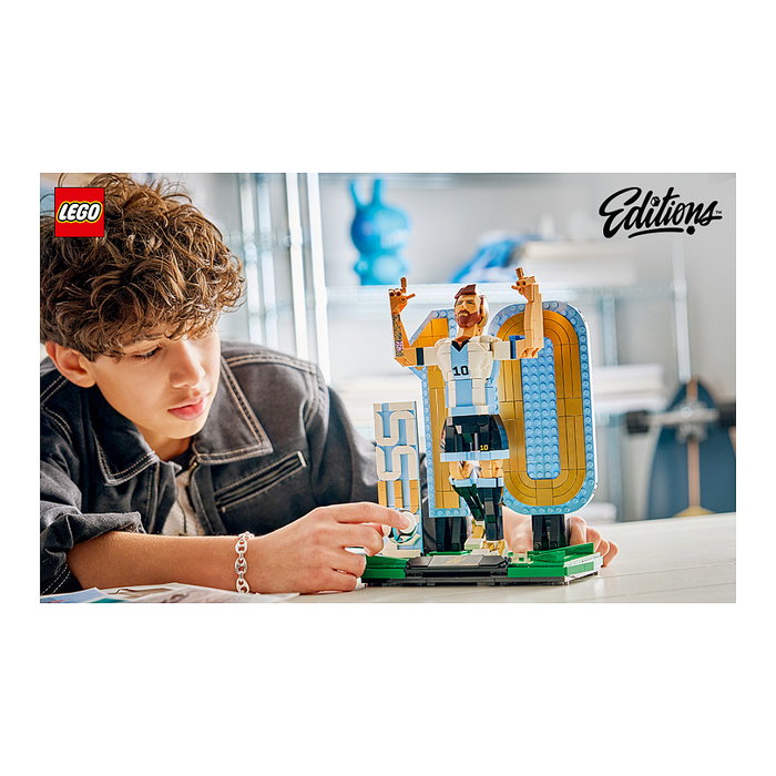 LEGO Editions Lionel Messi: Leyenda del Fútbol 43015