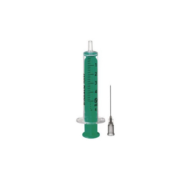 B. Braun Jeringa Injekt 2 Cuerpos 2ml + Aguja 23G B. Braun Jeringa Injekt 2 Cuerpos 2ml + Aguja 23G