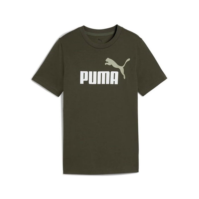 Camiseta de Manga Corta Infantil Puma Essentials 2 Color No.1 Log Oliva 11-12 Años Camiseta de Manga Corta Infantil Puma Essentials 2 Color No.1 Log Oliva 11-12 Años