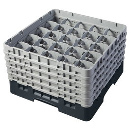 CAMBRO Cesta de lavado 25 compartimentos negro