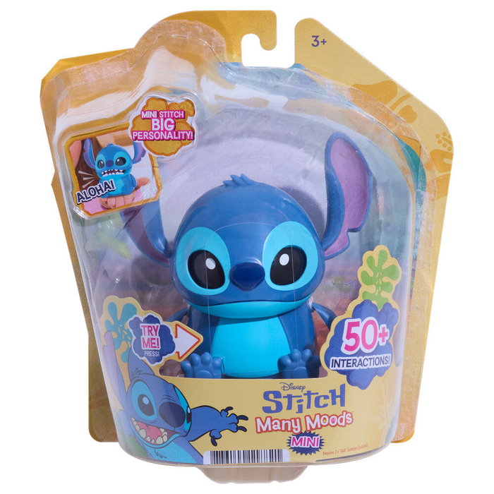 JUST PLAY Mini figura interactiva Stitch Many Moods Disney JUST PLAY Mini figura interactiva Stitch Many Moods Disney