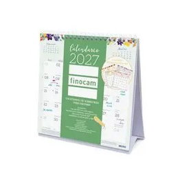 Finocam Calendario de Sobremesa Triangular 2027 para Escribir 190x190 mm