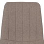 Silla Beige Tejido-Metal Salón 44 X 51 X 88 cm (Set de 4)
