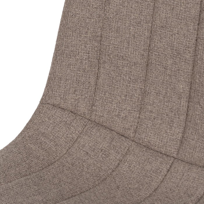 Silla Beige Tejido-Metal Salón 44 X 51 X 88 cm (Set de 4)