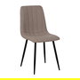 Silla Beige Tejido-Metal Salón 44 X 51 X 88 cm (Set de 4)