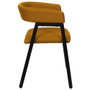 Home Deco Factory Silla Diseño Atom Mostaza