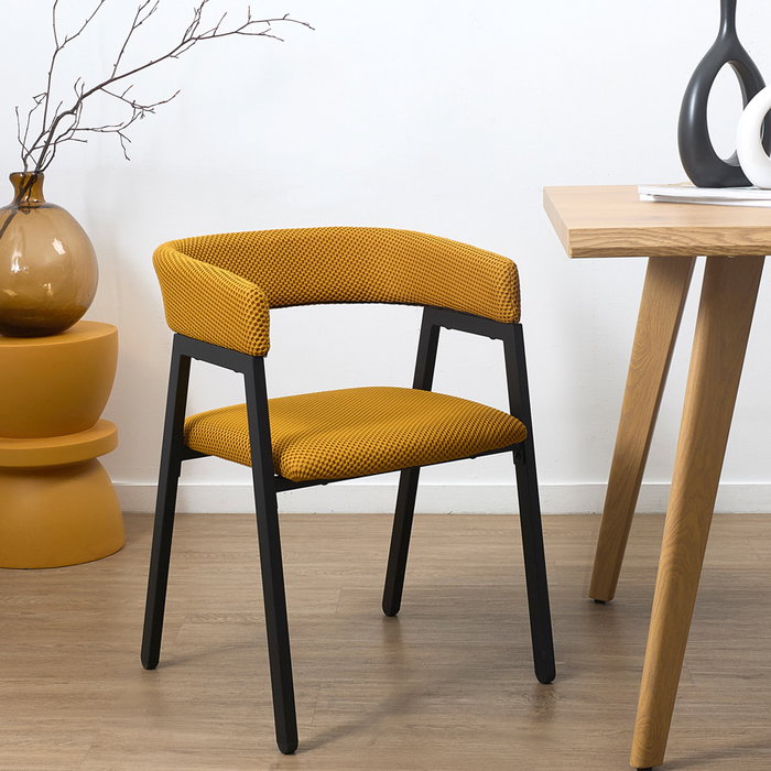 Home Deco Factory Silla Diseño Atom Mostaza Home Deco Factory Silla Diseño Atom Mostaza