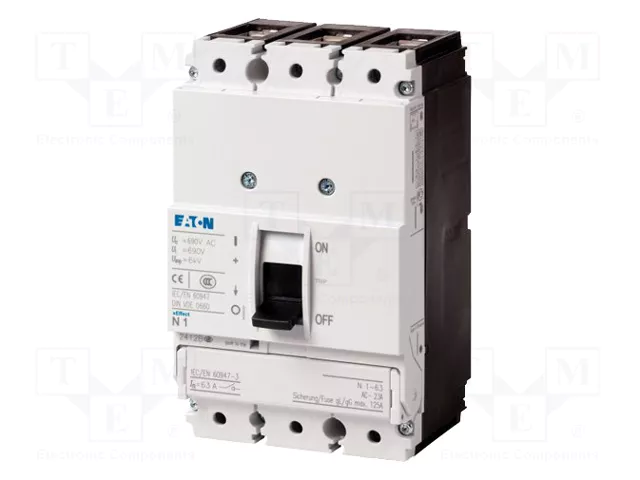 EATON ELECTRIC Interruptor de aislamiento 3 polos 125A EATON ELECTRIC Interruptor de aislamiento 3 polos 125A