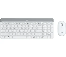 Logitech MK470 Slim Combo de Teclado y Ratón Inalámbrico Blanco