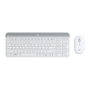 Logitech MK470 Slim Combo de Teclado y Ratón Inalámbrico Blanco