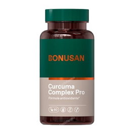 BONUSAN Curcuma Complex Pro 60 Cápsulas | Curcuma con CurcuWIN para Articulaciones y Sistema Inmunitario | Alto Rendimiento y Absorción