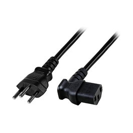 EFB Elektronik EK483.1,8V2 Cable de alimentación T12 a C13 90°, 1,8 m