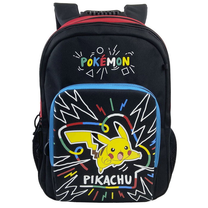 CYP BRANDS Mochila Pikachu Pokemon 42cm poliéster 3 compartimentos tirantes acolchados CYP BRANDS Mochila Pikachu Pokemon 42cm poliéster 3 compartimentos tirantes acolchados