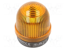 WERMA Señalizador Lumínico Naranja de Luz Continua