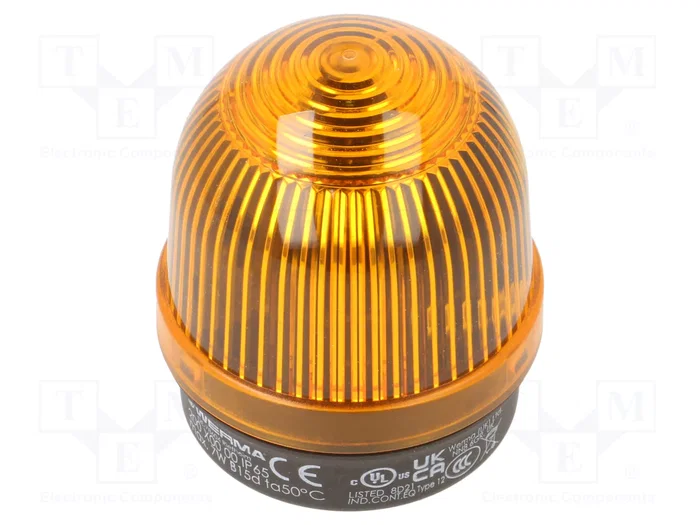 WERMA Señalizador Lumínico Naranja de Luz Continua WERMA Señalizador Lumínico Naranja de Luz Continua
