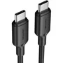 Vention TRCBH Cable USB 2.0 Tipo-C a Tipo-C, 60W 3A, 480Mbps, 2 Metros, Color Negro