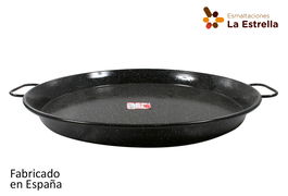 La Estrella Paellera Valenciana 60 cm Jaspeada 19 Rac (4 Unidades)