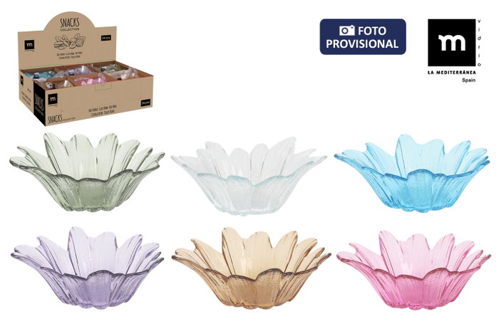La Mediterranea Bol Snacks Colores Gerbera 14 cm (48 Unidades) La Mediterranea Bol Snacks Colores Gerbera 14 cm (48 Unidades)