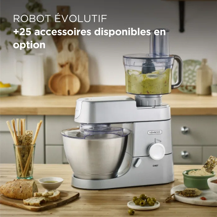 Kenwood KVC3100S Robot Chef Pastelero - Inoxidable - 4.6L