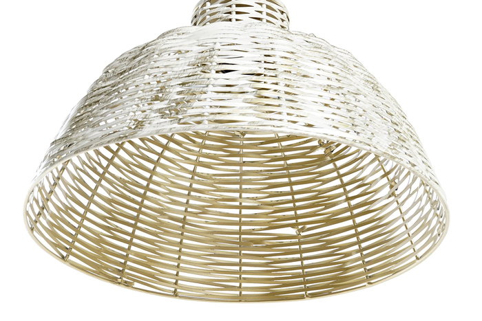 DKD Home Decor Lámpara de Techo Boho Blanco Dorado 28 x 24 x 38 cm DKD Home Decor Lámpara de Techo Boho Blanco Dorado 28 x 24 x 38 cm