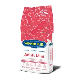 Winner Plus Pienso Natural para Perros Adultos de Raza Mini 18 kg