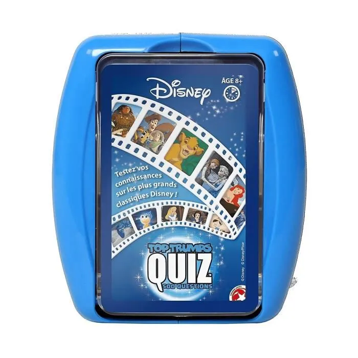 Winning Moves Disney Quiz 500 preguntas en francés para niños y niñas a partir de 8 años