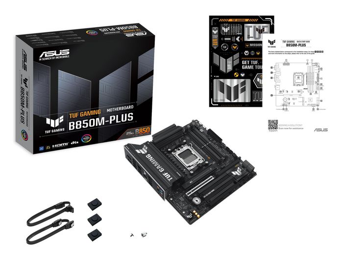 Asus TUF GAMING B850M-PLUS Micro ATX AMD B850 AM5 DDR5 Asus TUF GAMING B850M-PLUS Micro ATX AMD B850 AM5 DDR5