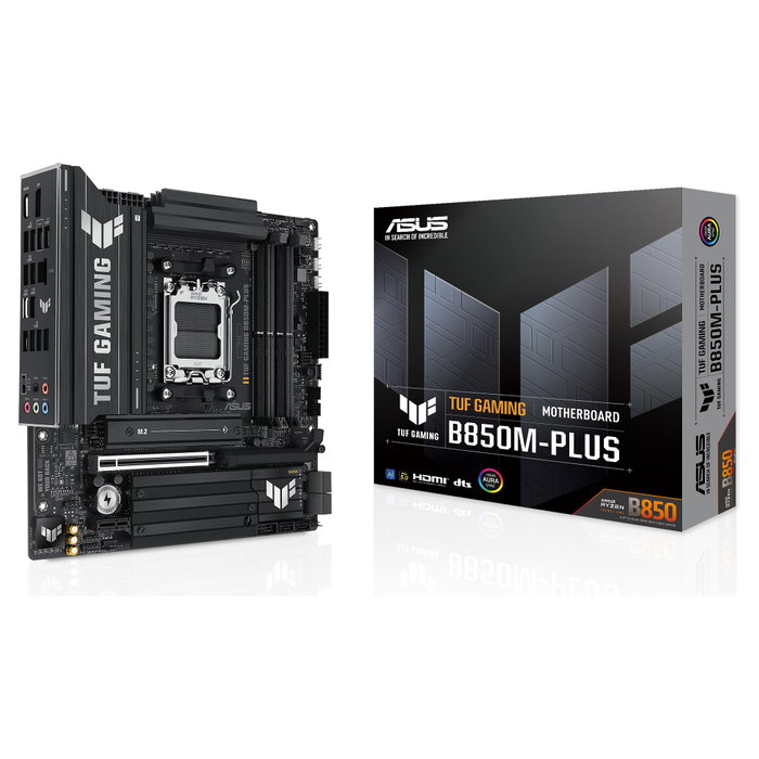 Asus TUF GAMING B850M-PLUS Micro ATX AMD B850 AM5 DDR5 Asus TUF GAMING B850M-PLUS Micro ATX AMD B850 AM5 DDR5