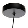 Ixia Lámpara de Techo Negro-Oro en Metal y Cristal