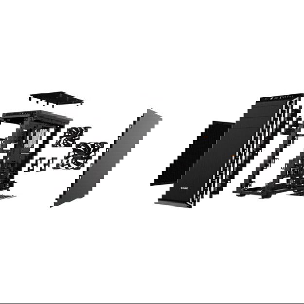 be quiet! PURE BASE 600 silver Midi Tower ATX, micro ATX, Mini-ITX, ABS, Acero para Juego