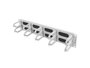 Lanberg Organizador de cables 2U tipo B gris 19 pulgadas