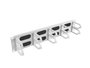 Lanberg Organizador de cables 2U tipo B gris 19 pulgadas
