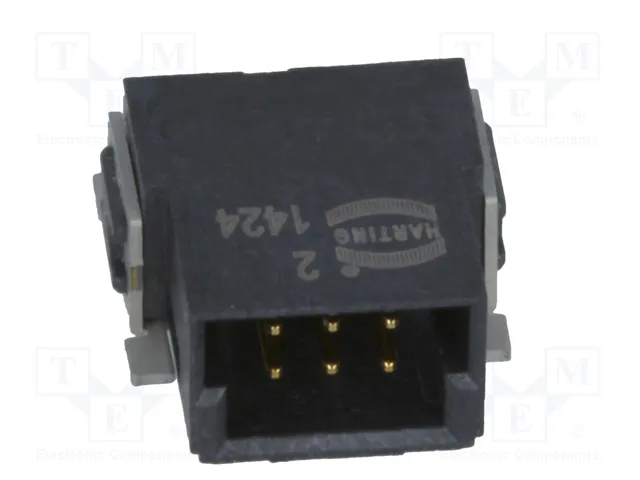 HARTING Conector har-flex® de 6 pines para placa y cable, montaje SMT
