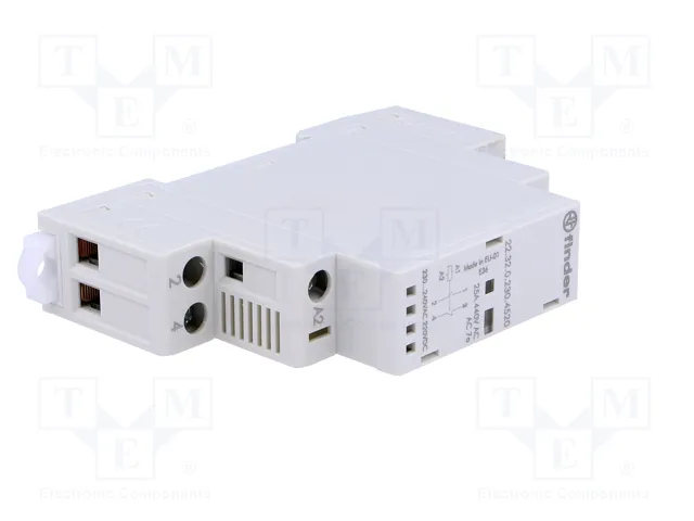Finder Schütz 22.32.0.230.4520 REG Ö+S 230VAC/DC 25A con indicador LED Finder Schütz 22.32.0.230.4520 REG Ö+S 230VAC/DC 25A con indicador LED