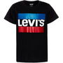 Camiseta de Manga Corta Infantil Levi's LVB-SPORTSWEAR LOGO TEE Negro M
