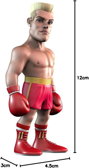 Minix Figura Coleccionable Ivan Drago Estilo Caricaturesco PVC Altura 12cm