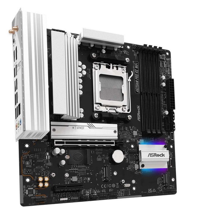 ASRock A620AM Pro RS WiFi AM5 micro ATX DDR5