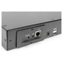 Digitus Conmutador modular KVM, 8 puertos, Montaje en rack, 1U, Negro