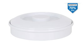 Viejo Valle Pack de 6 Cajas para Tortitas Blanco ø19.5x5cm