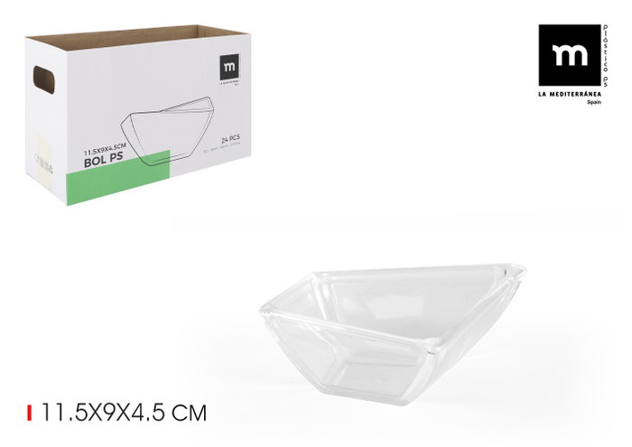 La Mediterranea Bol de 11,5 x 9 x 4,5 cm (Pack de 24 Unidades) La Mediterranea Bol de 11,5 x 9 x 4,5 cm (Pack de 24 Unidades)