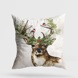 Aberto Design YY202348 Cojín de Algodón y Poliéster 43x43 cm
