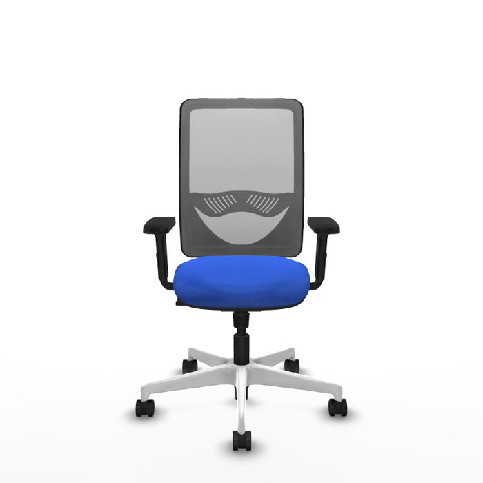 PIQUERAS Y CRESPO Silla de oficina Zulema con mecanismo Sincro, Azul y Gris PIQUERAS Y CRESPO Silla de oficina Zulema con mecanismo Sincro, Azul y Gris