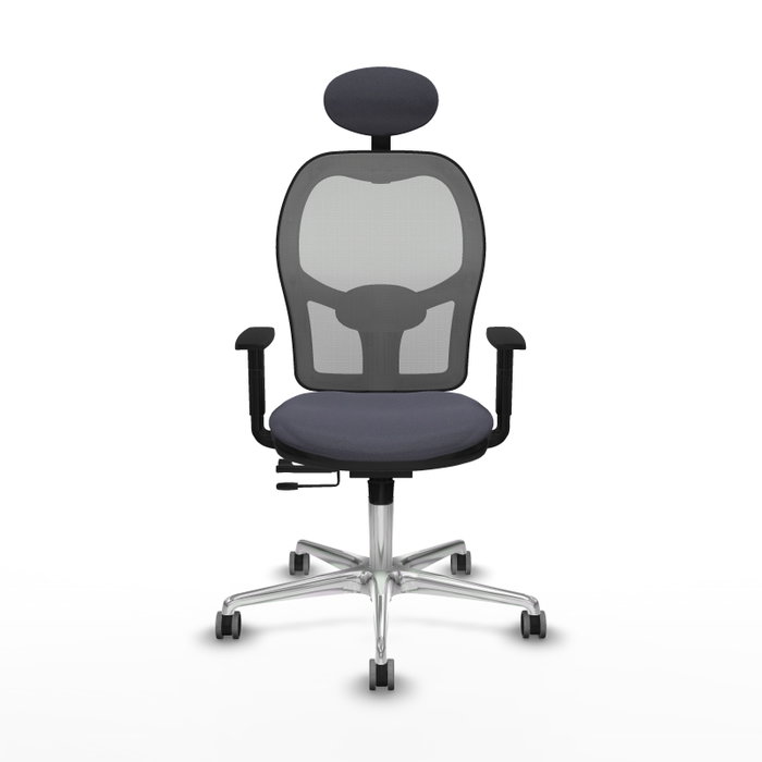 PIQUERAS Y CRESPO Silla de oficina Jorquera Gris con mecanismo Sincro/Traslack PIQUERAS Y CRESPO Silla de oficina Jorquera Gris con mecanismo Sincro/Traslack