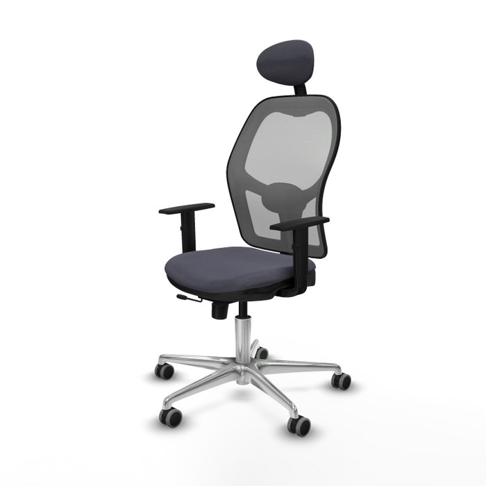 PIQUERAS Y CRESPO Silla de oficina Jorquera Gris con mecanismo Sincro/Traslack PIQUERAS Y CRESPO Silla de oficina Jorquera Gris con mecanismo Sincro/Traslack