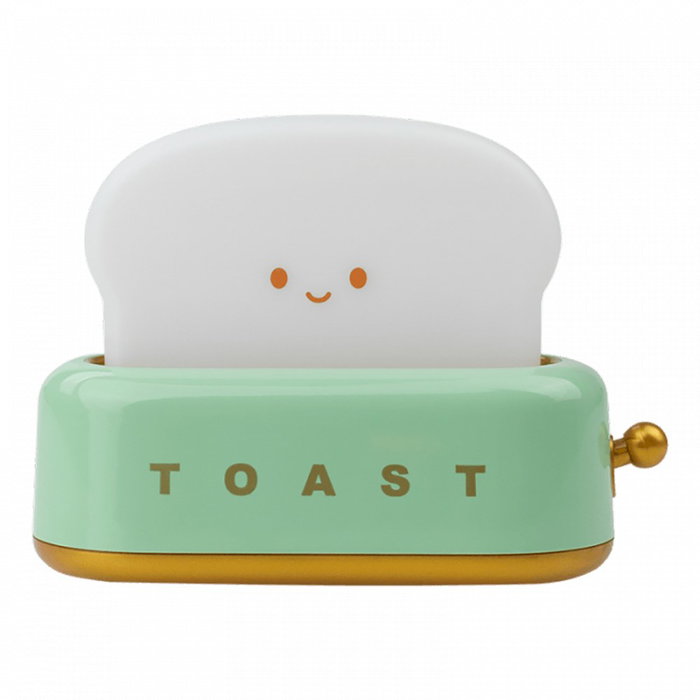 Mary´S Lámpara nocturna LED recargable modelo tostadora verde Mary´S Lámpara nocturna LED recargable modelo tostadora verde