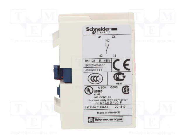 SCHNEIDER ELECTRIC LADN01 Contactores auxiliares TeSys D